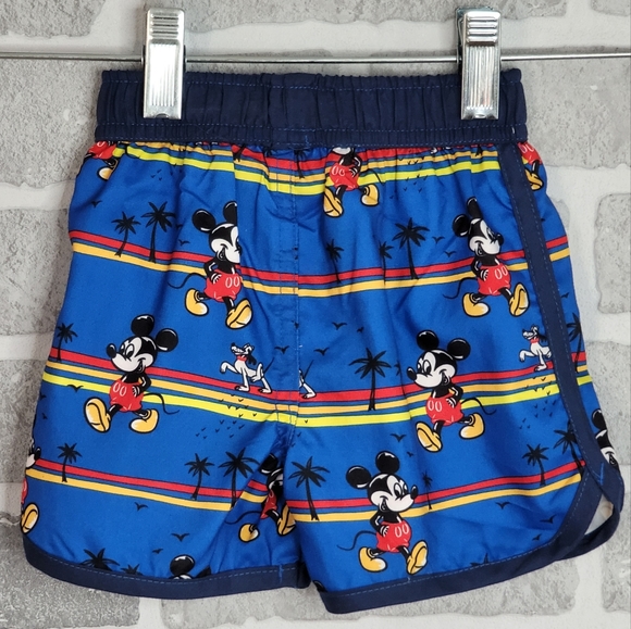 Disney Baby Mickey Mouse and Pluto Swim Trunks Summer Pool Beach Infant 6-9 Mo - Picture 4 of 5